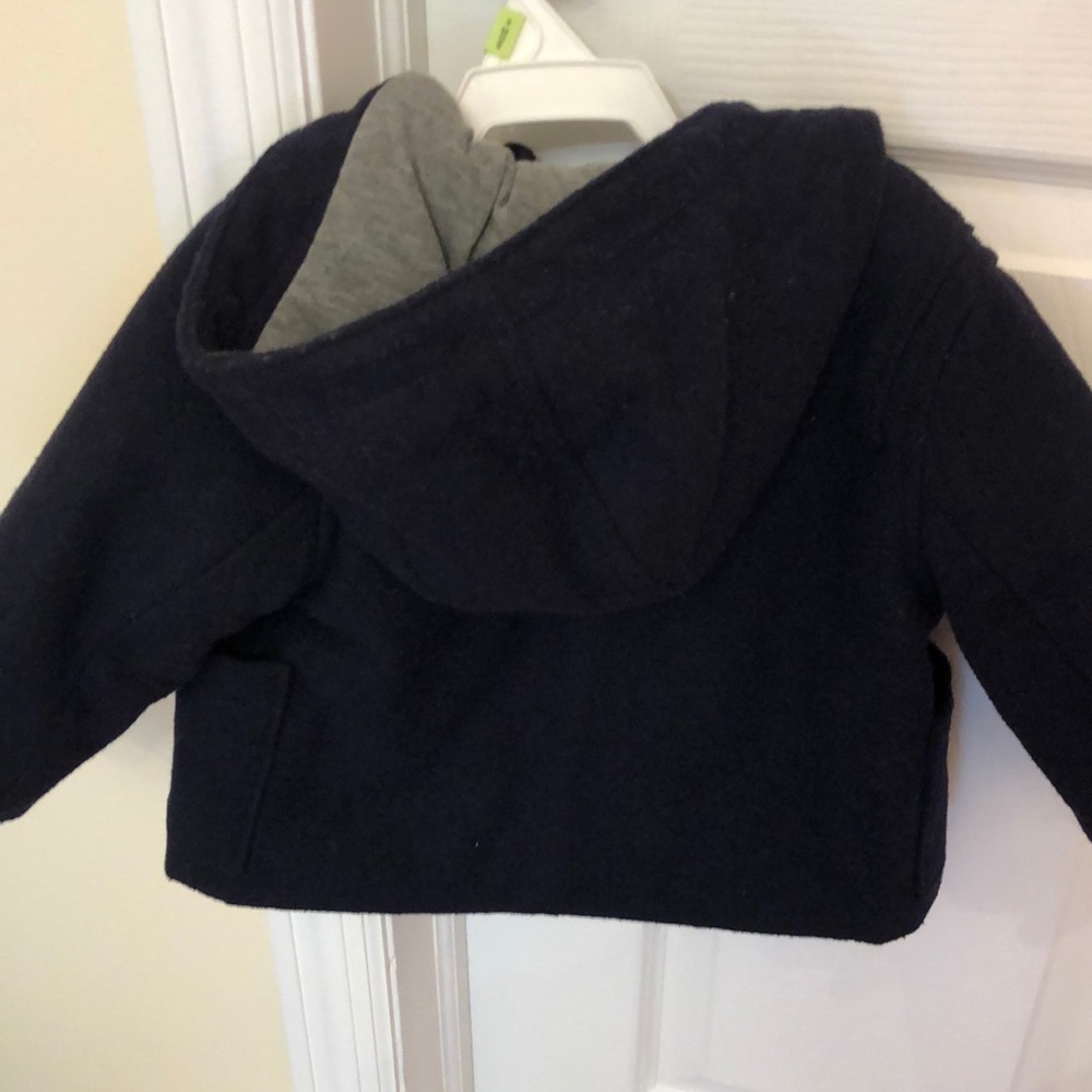 Navy wool toggle jacket - Picture 7 of 7